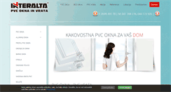 Desktop Screenshot of interalta.si