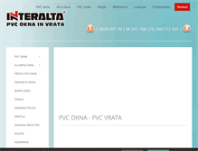 Tablet Screenshot of interalta.si